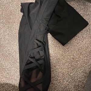 Black leggings with Mesh